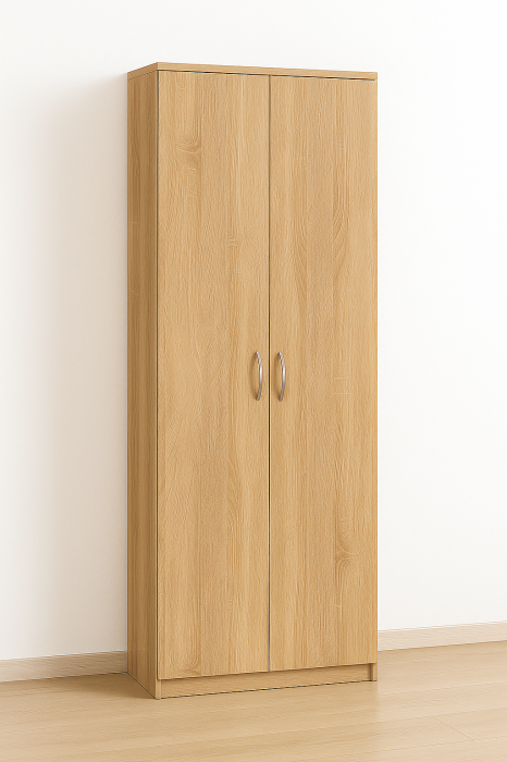 Dulap 2 usi si 4 polite, 200x80x40, Sonoma [2]