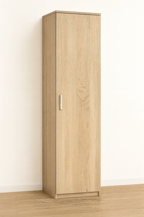 Dulap cu o usa si 4 Polite, 200x45x45, Sonoma [2]