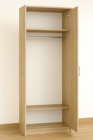 Dulap 2 usi - Dulap 2 Usi si Bara de Haine, 200x80x50,  Sonoma