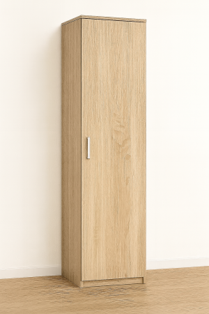Dulap cu o usa si 4 Polite, 200x45x45, Sonoma [1]