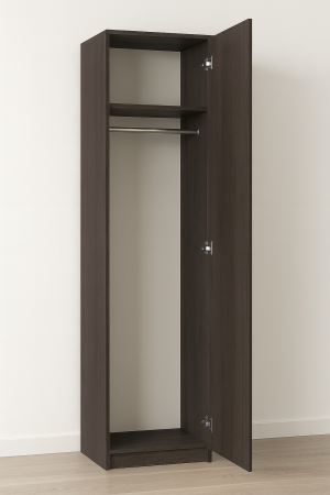 Dulap 1 usa - Dulap cu o usa si Bara de Haine, 200x45x45, Wenge