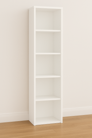 Biblioteci - Etajera 4 Polite, 200x45x45, Alb