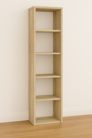 Biblioteci - Etajera 4 Polite, 200x45x45, Sonoma