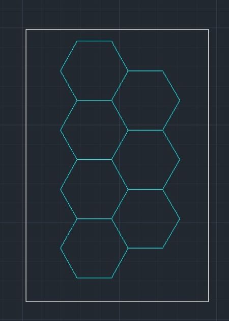 7 hexagoane  led honeycomb tavan pentru iluminat modern [3]