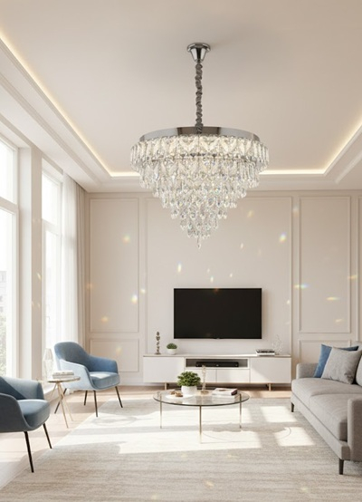 Candelabru led elegant cu telecomanda 80w/100w/ 200w [2]