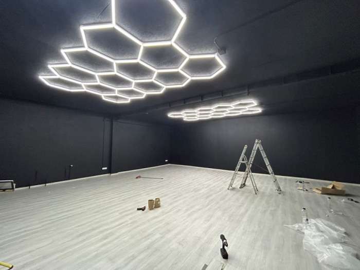 led Honeycomb 672W, 14 Hexagoane 484 x 243cm fara rama [2]
