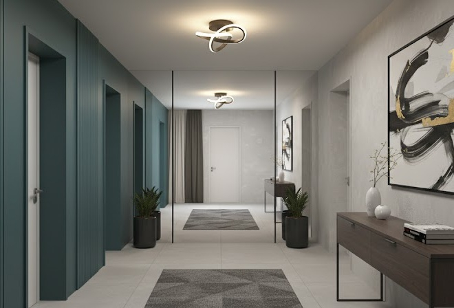 Lustra led 20w 3 functii infinit neagra [3]
