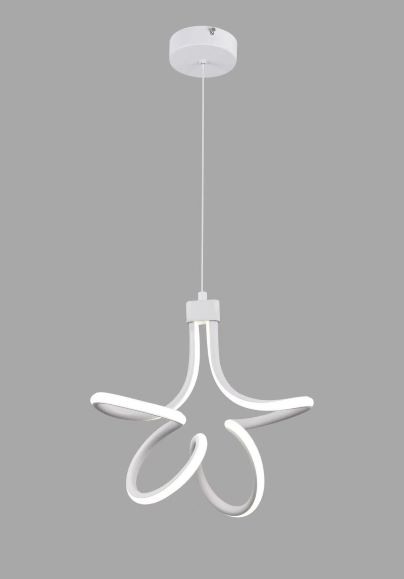 Lustra led 30w Alba/Neagra [2]