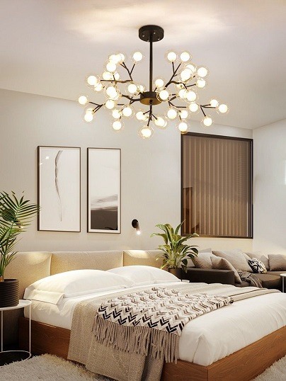 Lustra led 45 globuri Neagra [2]