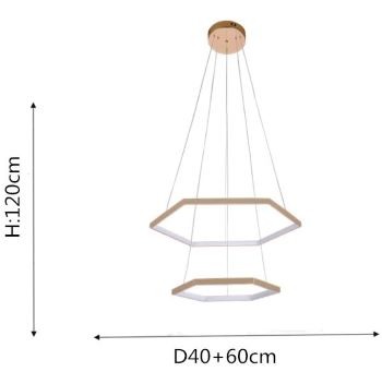 Lustra led 76w Aurie Neutra [2]