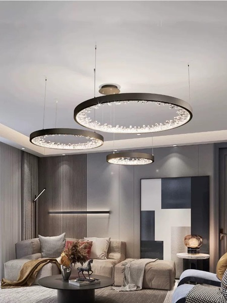 Lustra led cu telecomanda Cristal 226w [1]