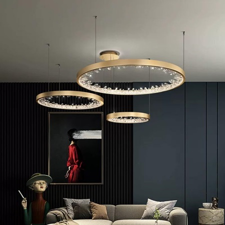 Lustra led cu telecomanda Cristal 226w [2]