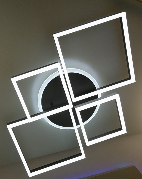 Lustra led dimabila 120w cu telecomanda 3 functii [2]