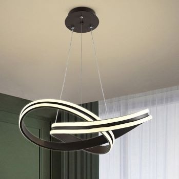 Lustra led dimabila 120w cu telecomanda 3 functii-maro [2]