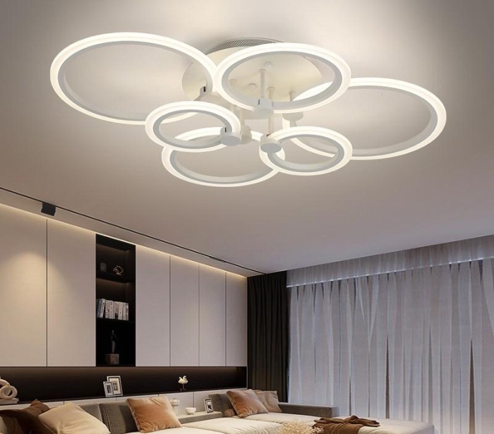 Lustra LED dimabila 132w cu telecomanda 3 functii [2]