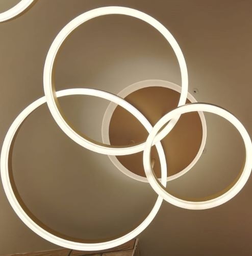 Lustra led dimabila 160w cu telecomanda 3 functii [4]