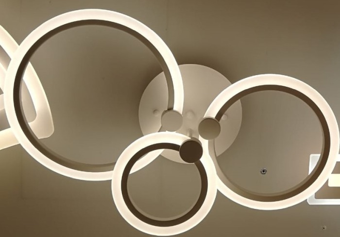 Lustra led dimabila 60w cu telecomanda 3 functii [2]