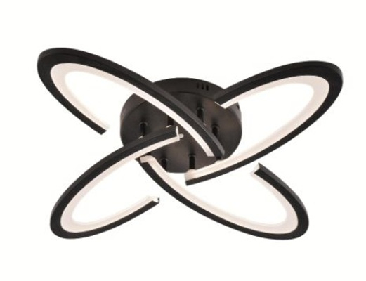 lustra led dimabila cu telecomanda Alba /Neagra 3,4,5 Orbite [5]