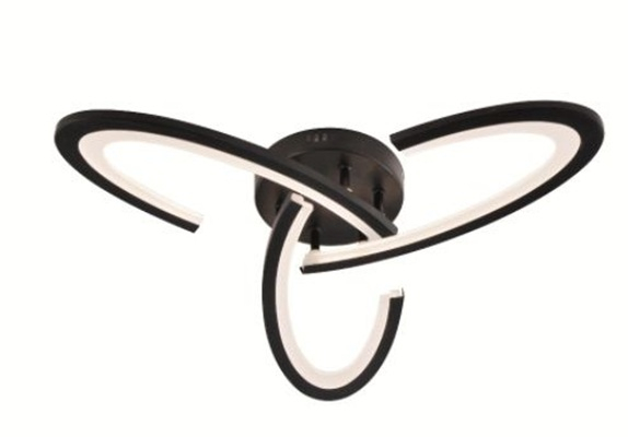 lustra led dimabila cu telecomanda Alba /Neagra 3,4,5 Orbite [4]