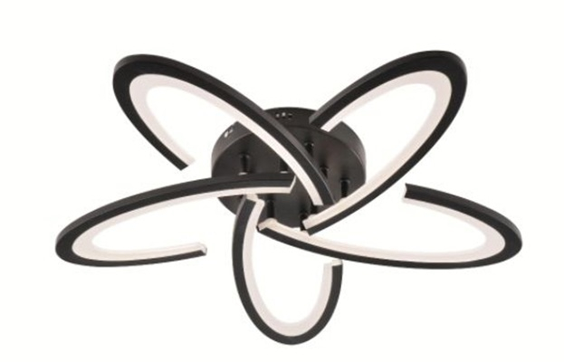 lustra led dimabila cu telecomanda Alba /Neagra 3,4,5 Orbite [6]