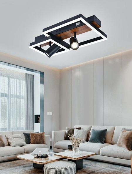 Lustra led dimabila cu telecomanda Coffe [4]