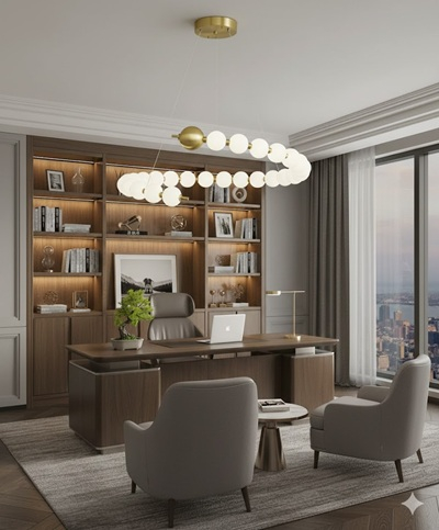 Lustra led eleganta 10/15 globuri [3]