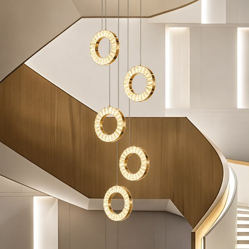 Lustra led eleganta cu telecomanda 9/7/5 elemente [3]