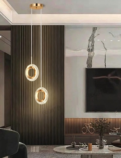 Lustra led gold 12w/24w Dormitor [2]
