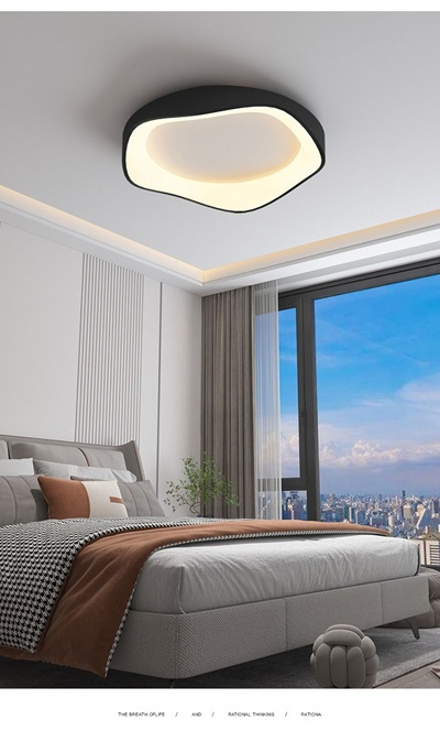 Lustra led simpla 90w alba/neagra [3]