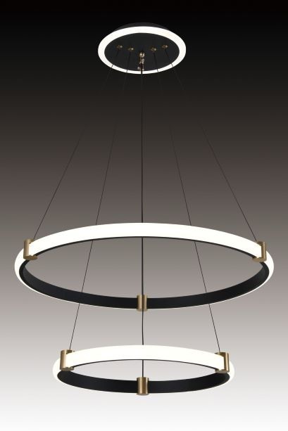 Lustra led suspendata 90w Alba / Neagra [2]