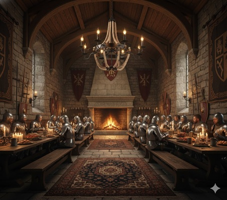 LUSTRA RUSTICA 8 SOCLURI E14 [4]