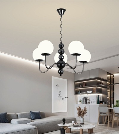 Lustre led elegante 3/5 globuri Black [2]