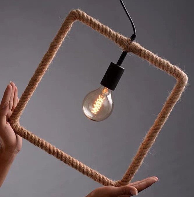 Pendul rustic geometric [3]