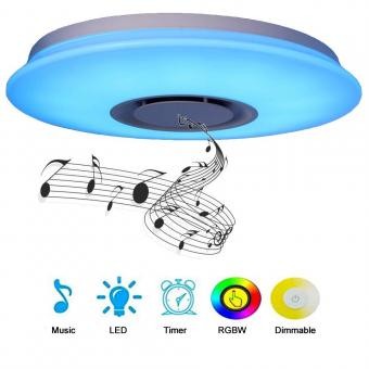 Plafoniera LED 24w dimabila  RGB cu difuzor BLUETOOTH [2]