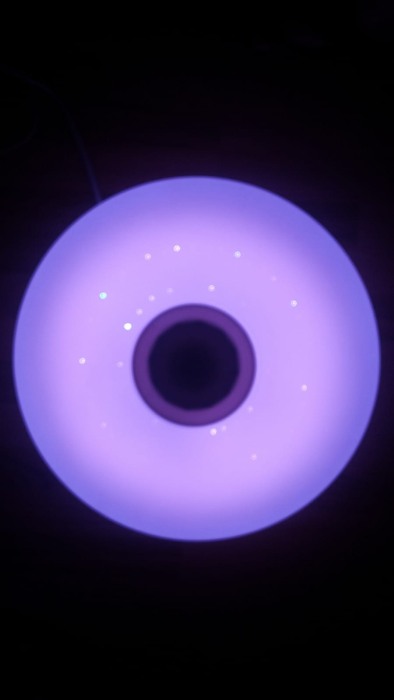 Plafoniera Led cu difuzor, telecomanda si bluetooth 36w [2]