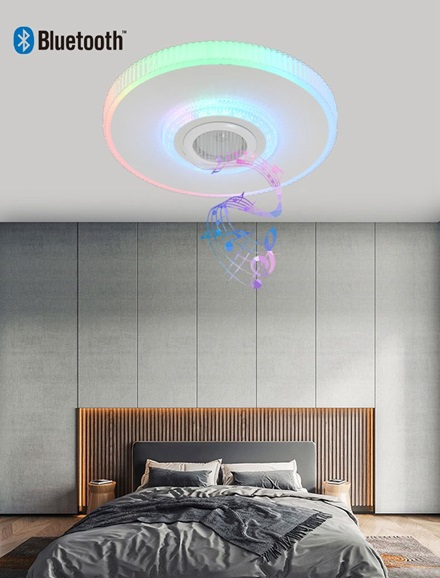 Plafoniera led RGB  MP3 cu bluetooth [2]