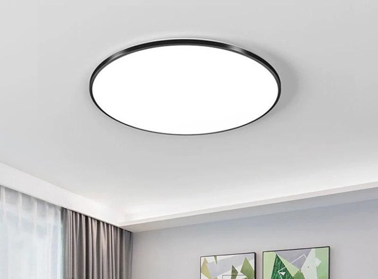 Plafoniera led ultrasubtire alba/ neagra 40/50cm IP44 [4]