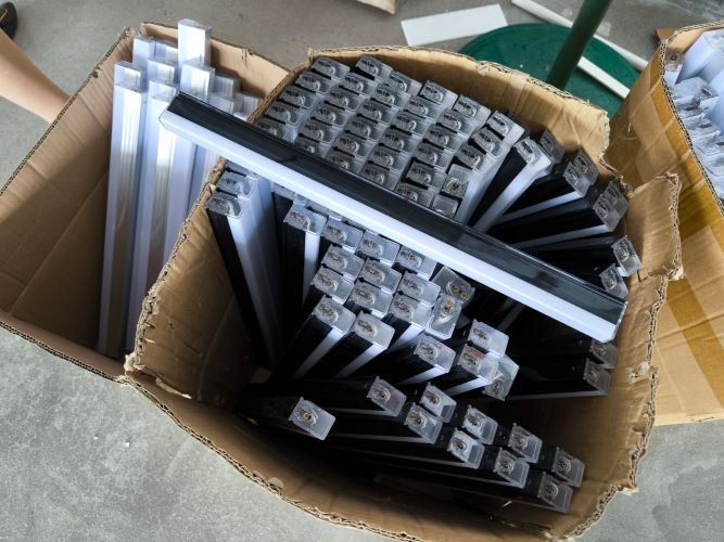 Set led tavan honeycomb 5 hexagoane Negru [4]