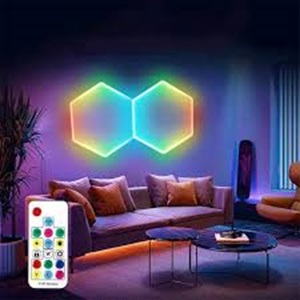 Tavan led Honeycomb 2 hexagoane RGB Dream  150 X 86 cm [2]