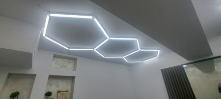 3 hexagoane led honeycomb - 3 hexagoane led honeycomb