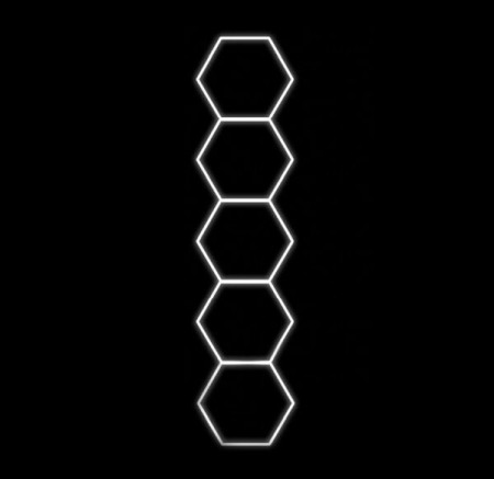 5 hexagoane led honeycomb [1]