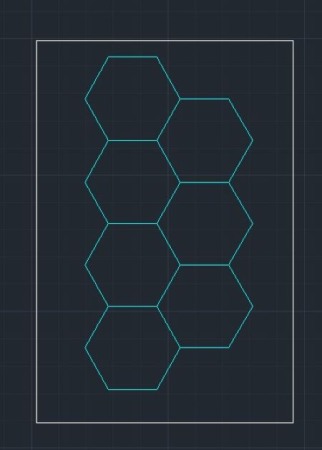 7 hexagoane  led honeycomb tavan pentru iluminat modern [2]