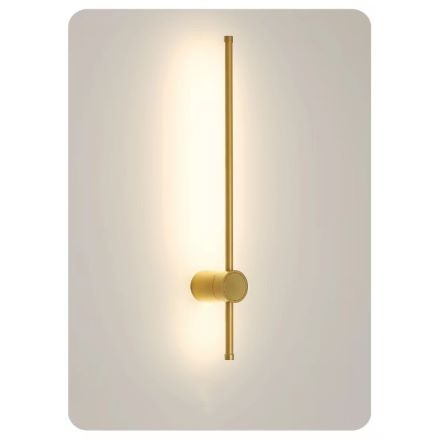 Aplica led 100cm 34w black/ gold