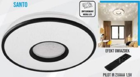 Plafoniera LED - APLICA LED DIMABILA CU TELECOMANDA CCT 50CM 72W