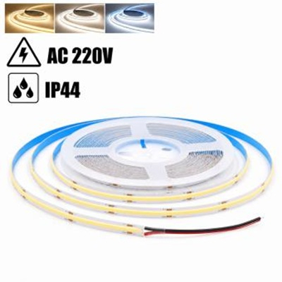 Benzi LED COB - Banda LED 220V COB 240 led/m interior rola 10m 10W IP44