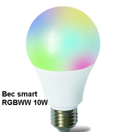 Iluminat inteligent - Bec Led Smart RBGWW 10W