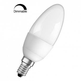 Bec LED E14 - Bec LED tip lumanare, dimabil, E14, 6W
