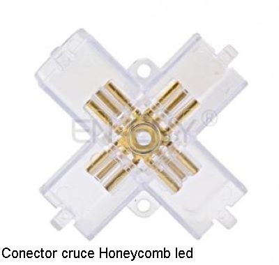 led tavan Honeycomb - Conector cruce Honeycomb led