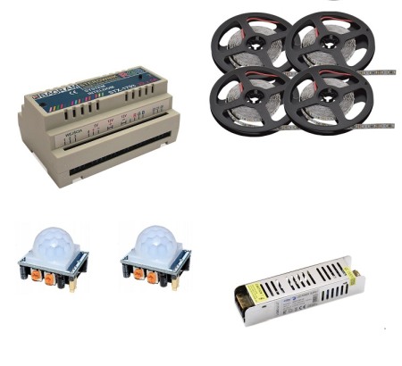 Kit inteligent pentru scari - iluminat trepte - kit inteligent
