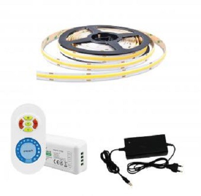 Kit banda Led - KIT BANDA LED COB TELECOMANDA TOUCH 5M 12V